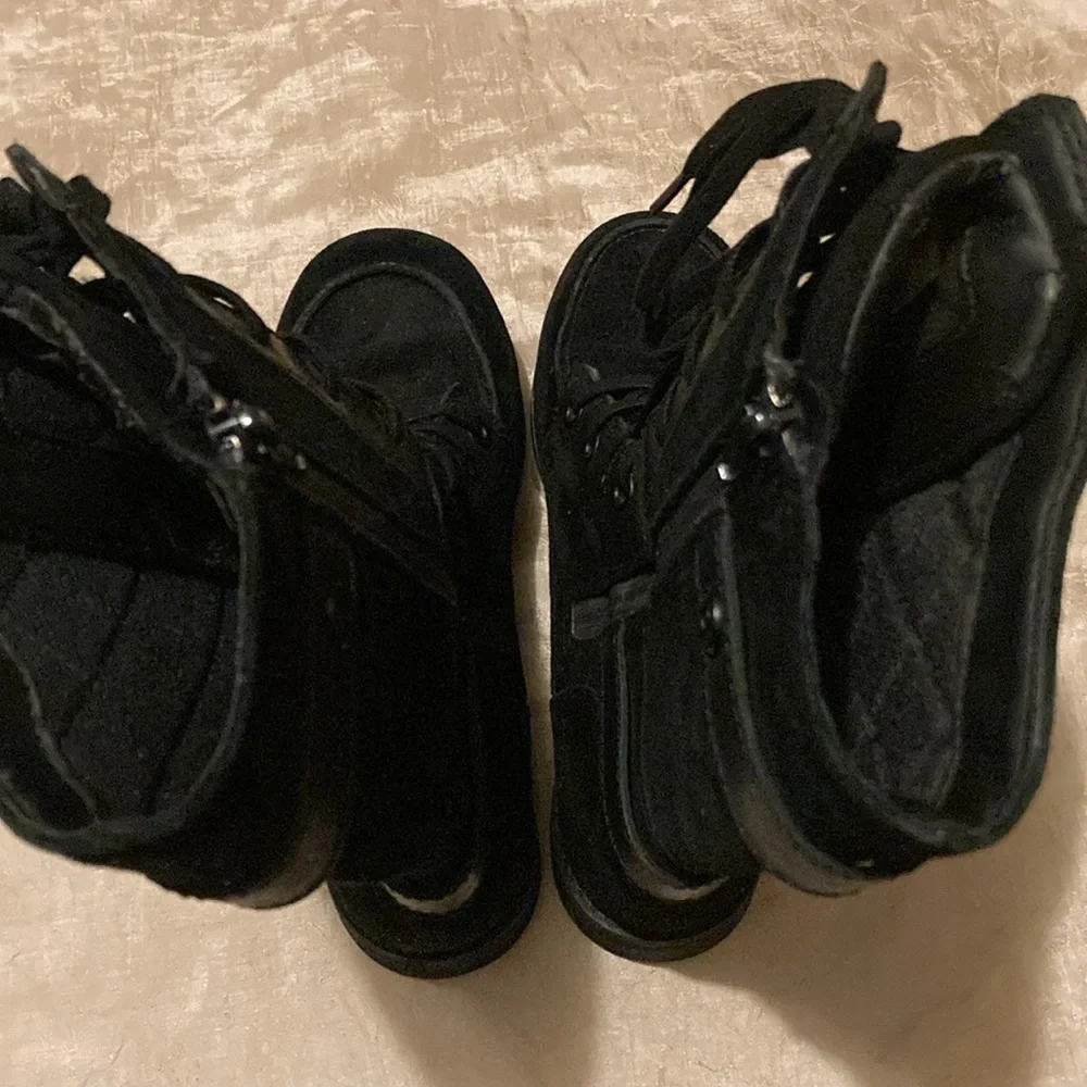 The North Face Bridgeton Suede Moto Winter Boots Riding Calf Boots